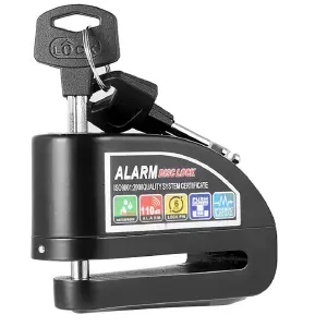 CANDADO CON ALARMA PARA MOTOS