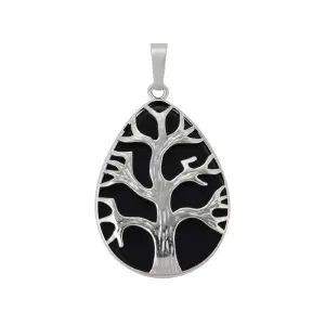 Collar Árbol De La Vida Cuarzo Onix Cade