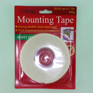cinta doble pega 2,5 cm mounting tape