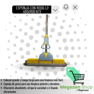 ESPONJA CON RODILLO ABSORBENTE