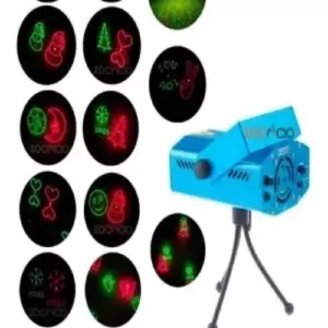 Proyector láser de figuras navideñas