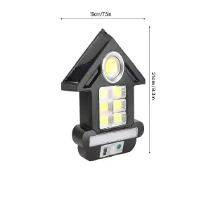 LÁMPARA SOLAR EXTERIOR MULTIMODO SENSOR