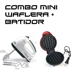 COMBO mini waflera + Batidor