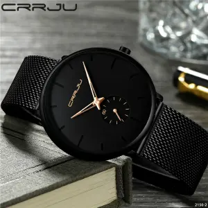 2150-2 CRRJU  NEGRO/COBRE HOMBRE RELOJ