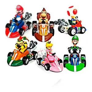Caja de Carros Super Mario x 12 und