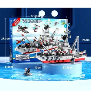 Set de Bloques Barco 651 piezas para Con