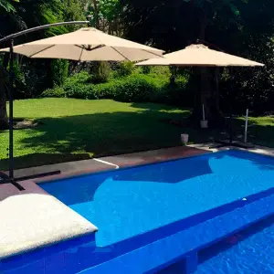 Parasol Sombrilla 3 M Soporte Pedestal J