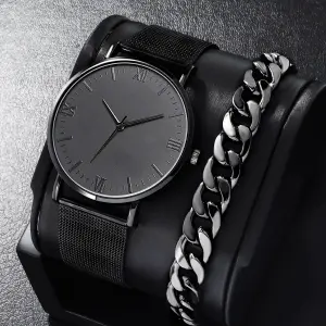 RELOJ NEGRO Y ACCESORIOS