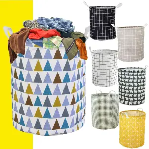 Cesta Canasto Tela Plegable Ropa Sucia