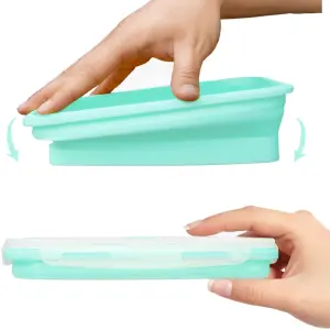 Porta Comidas Plegable De Silicona Grand