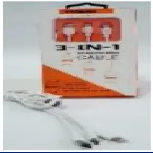 CABLE CARGADOR 3 EN 1 NS-L21