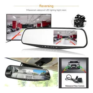 CAMARA ESPEJO RETROVISOR DOBLE CAMARA