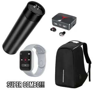 Super Combo Bolso+Y68+M90+Termo: ¡Tu Compañero Ideal! - Super Combo Bolso+Y68+M90+Termo