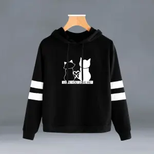 Buzo Buso,Hoodies Gatos Mujer