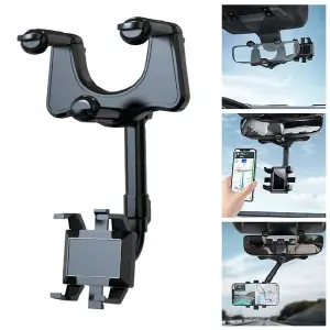 Soporte celular retrovisor