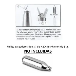 Dispensador crema Chantilly Chantillera