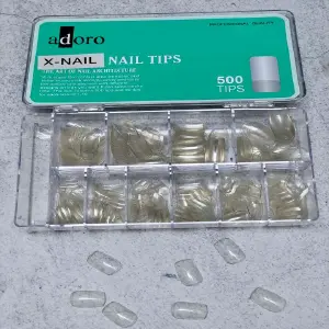 Uñas Press On X NAIL TRANSPARENTE x500