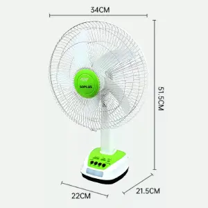 Ventilador Recargable con Panel Solar: ¡Frescura y Energía Limpia! - Ventilador Recargable Panel Solar