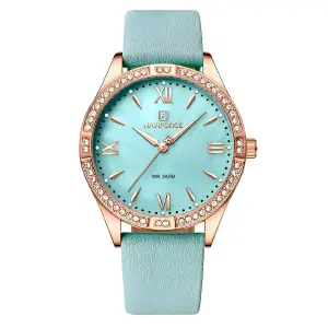 Reloj Naviforce Sport Nf5038 Mujer Cuero