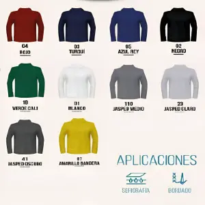 POLO BASICO MANGA LARGA