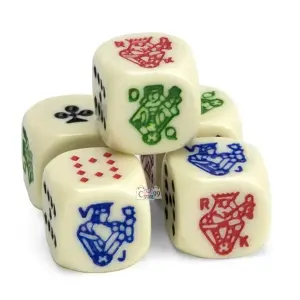 Dados Poker X 5  Juego De Mesa