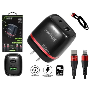 RAM-X15 C-IOS CARGADOR RAMITECH PARA CEL