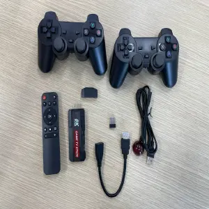 tv box con consola juegos