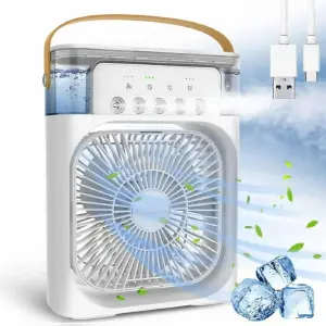 Ventilador Aire Frio Hielo Humificador