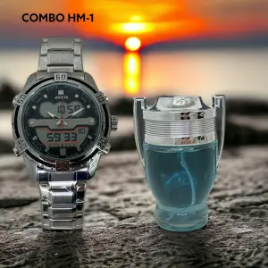 COMBO HM RELOJ MÁS PERFUME DÍA PADRE