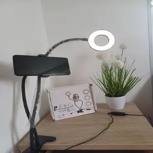 ARO DE LUZ CON CLIK +SOPORTE DE CELULAR