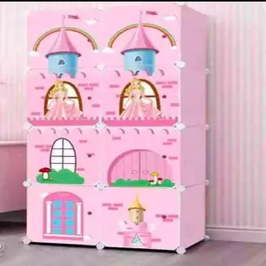 ARMARIO CON DISEÑO PARA NIÑA CASTILLO