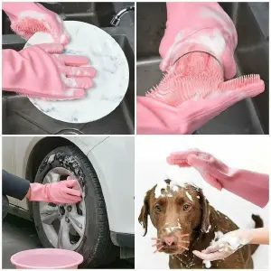 Guantes de Silicona Multiusos: ¡Revoluciona tu Limpieza! - Guantes Silicona Multiusos