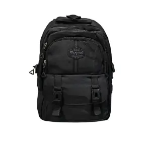 Morral Bolso Divison Pc Broches Negro