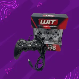 Control Gamer Alámbrico Usb Para Pc Wit