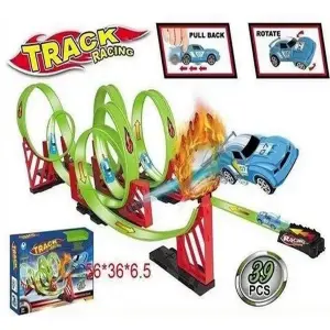 Pista Carro Set Armable Track Racing