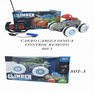Carro Cabeza Dino a Control  Remoto 801