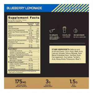 Optimum Pre Entreno Blueberry 300g