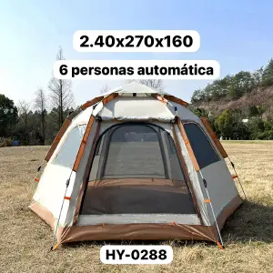 Carpa Automatica 6 Personas Impermeable