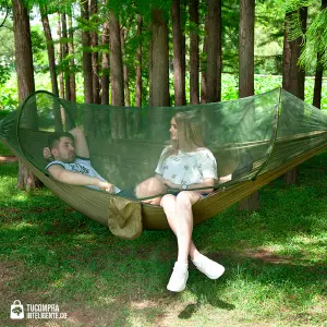 Hamaca Con Toldillo Portatil Anti Mosqui