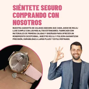 JUEGO DE RELOJ LUXE
