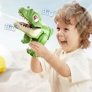 Mini Pistola De Agua Dinosaurio Niños