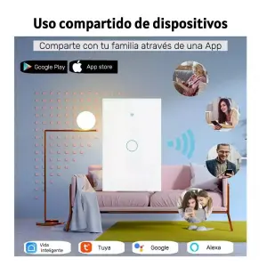 Interruptor inteligente Alexa doble