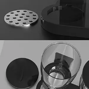 Dispensador de cereal doble pequeñoconte
