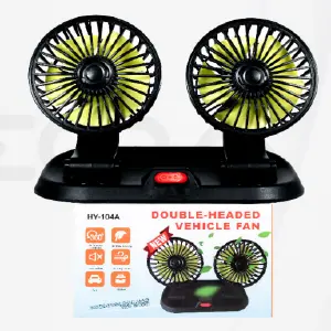 1 Ventilador Doble Portátil Para Carro