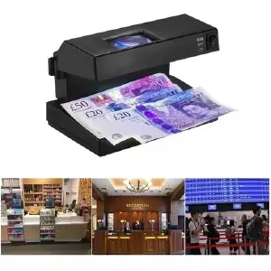 Detector Billetes Falsos con  Luz Uv