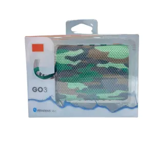 Parlante Bluetooth GO3 Verde Militar