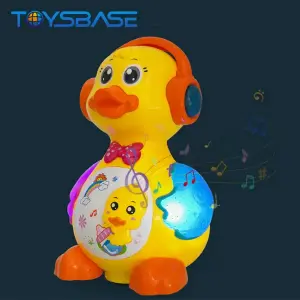 Robot Pato Pone Huevos Luces Sonido