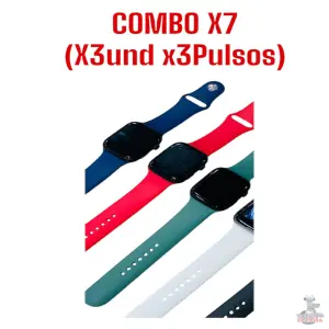COMBO X7 RELOJ 3UNI Y X3 PULSOS