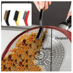 Set 3 Cepillos Limpieza oxido Cocina