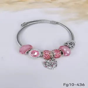 PANDORA PLATEADA DE CORAZONES
